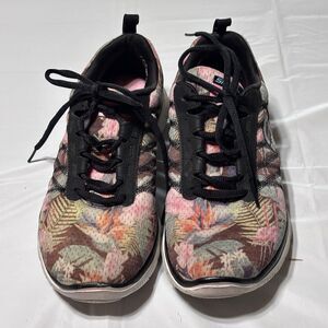 Skechers Women's Flex Appeal Floral Bloom 12061 Casual Comfort Sneaker Size 7.5